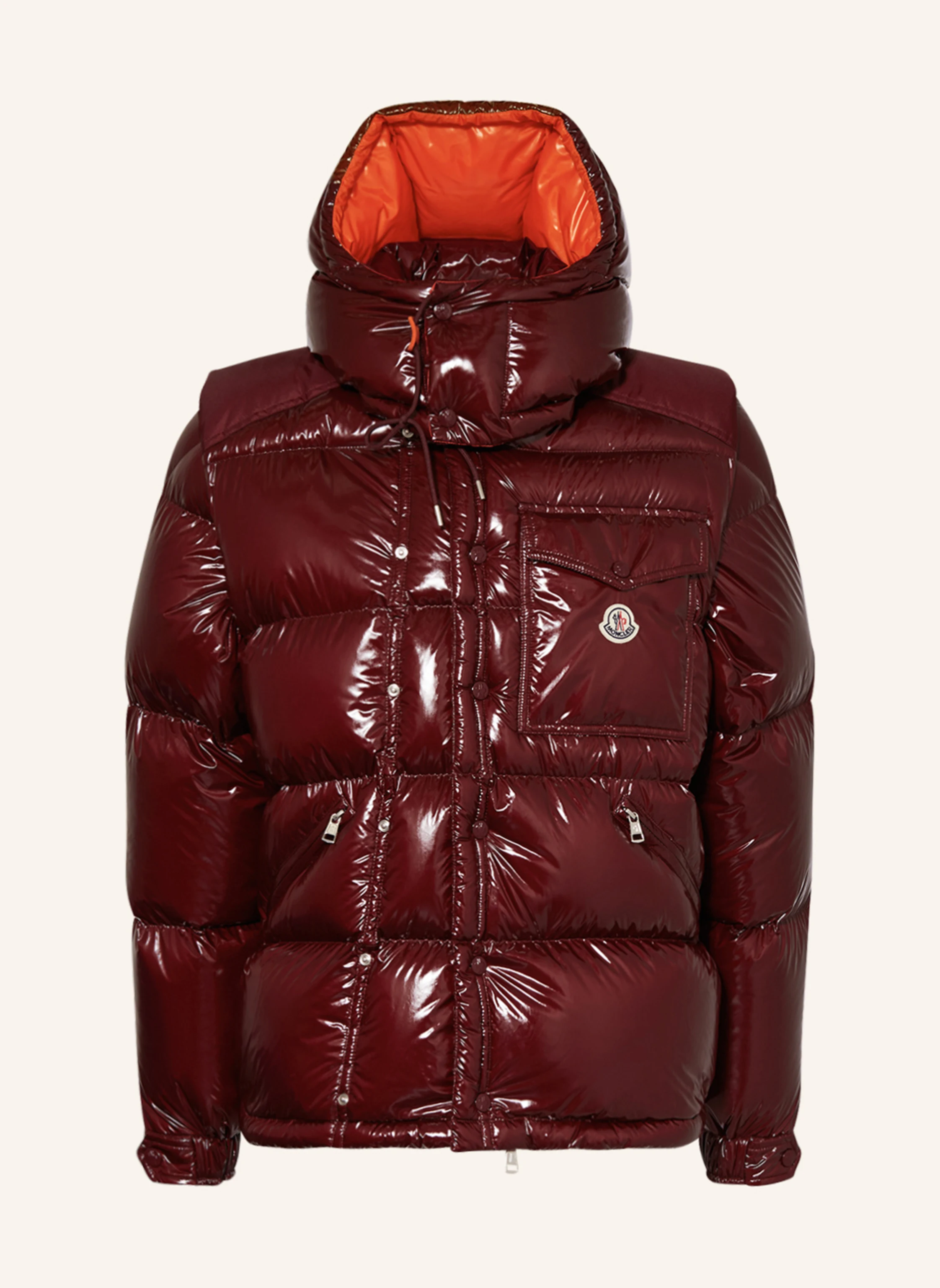 MONCLER Daunenjacke PRESENT KARAKORUM mit abnehmbarer Kapuze und Ärmeln
