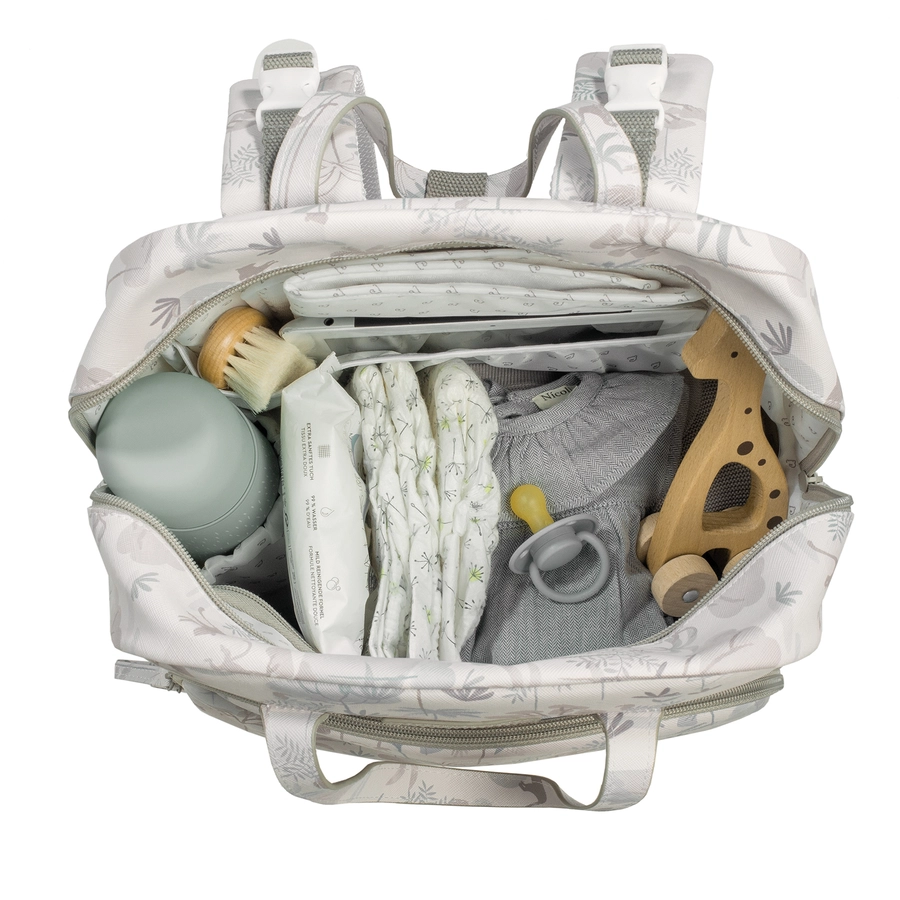 pasito a pasito Wickelrucksack beige