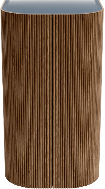Mondiaz Kurve kolomkast met 2 deuren 45x37.5x80cm walnoot