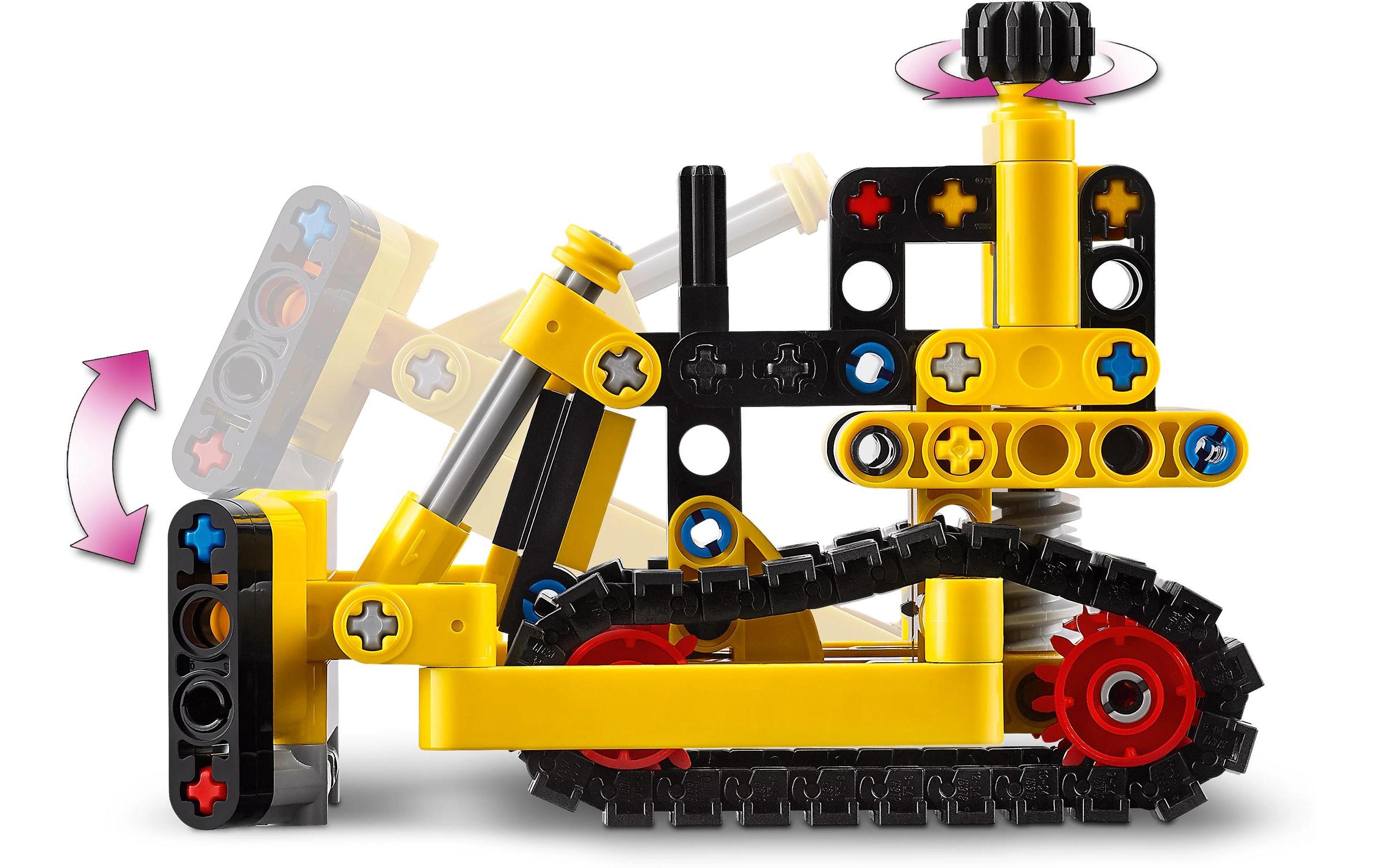 Technic Schwerlast Bulldozer 42163Spielzeug-Planierraupe zum Bauen