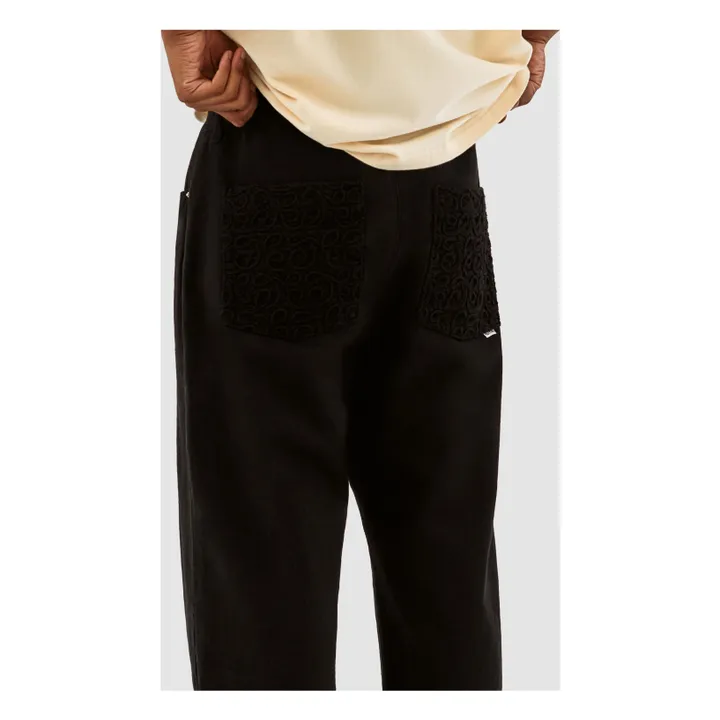 Arte Antwerp Jean Canvas Embroidery | Noir