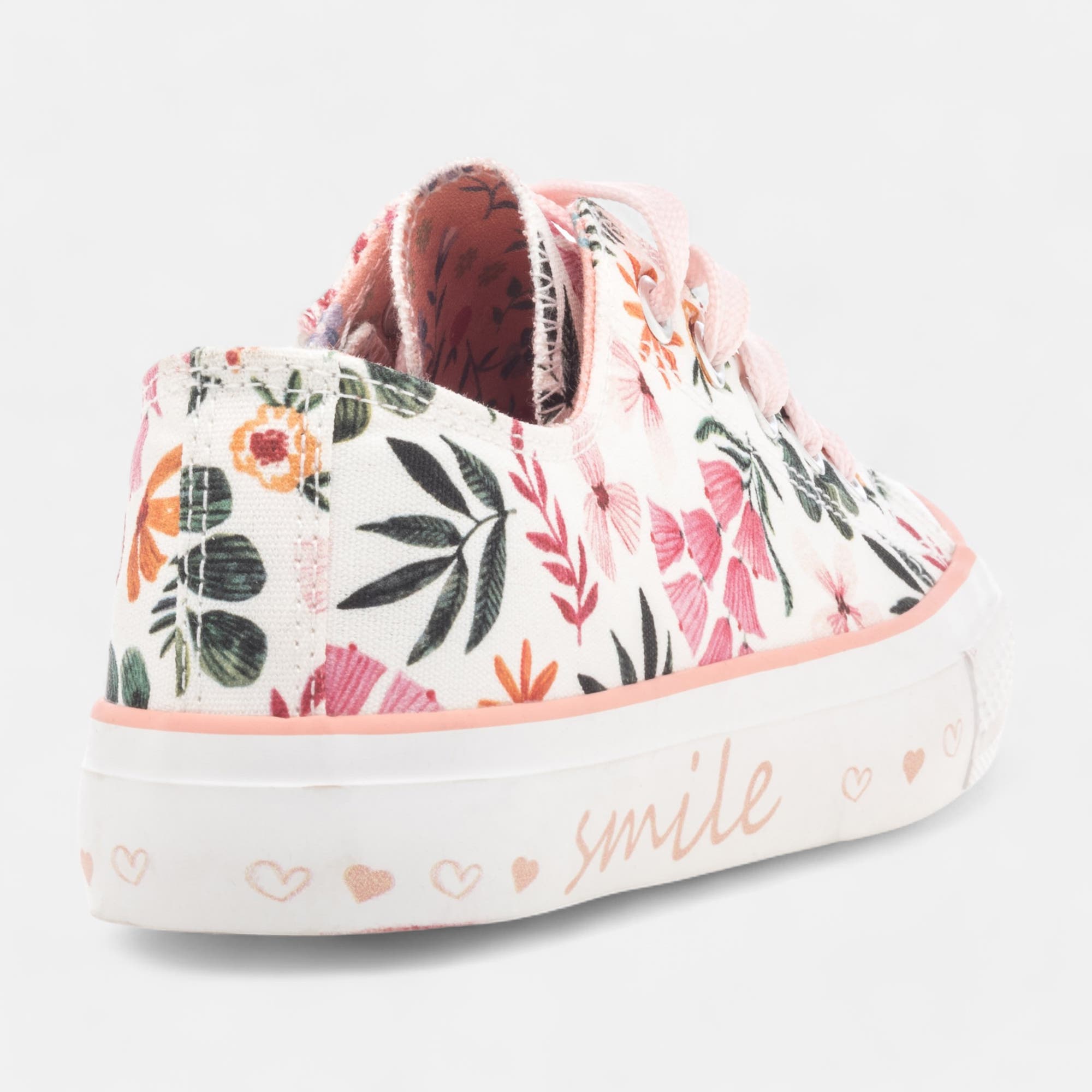 Baskets en toile Fille blanc