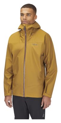 Veste Imperméable Rab Namche Gore-Tex Marron
