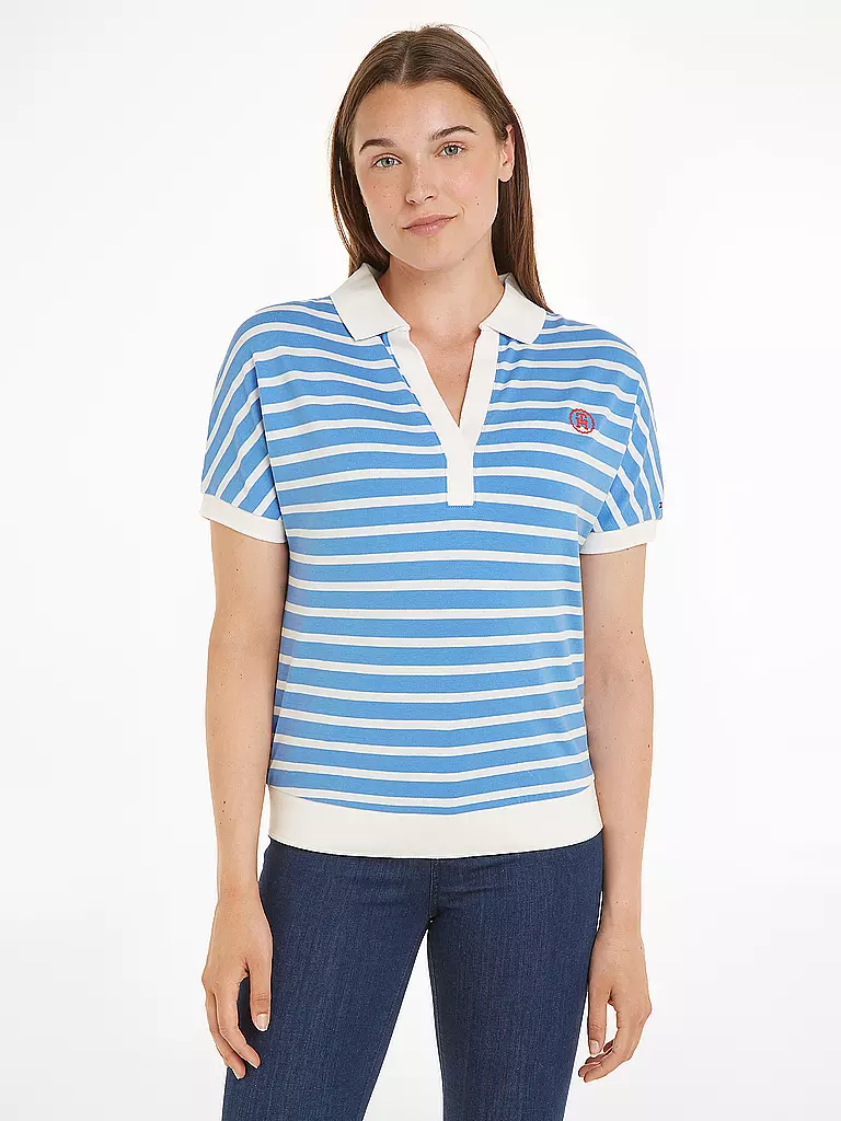 TOMMY HILFIGER Poloshirt hellblau
