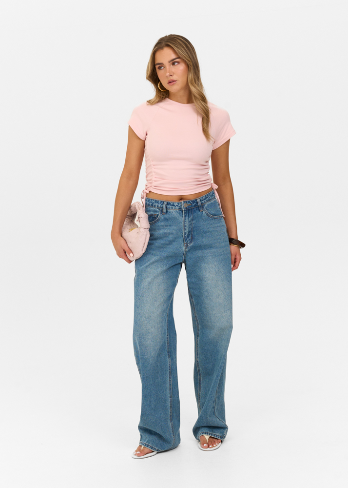 Hannah t-shirt lichtroze