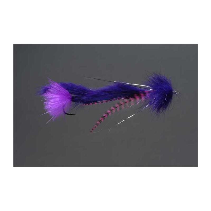 Mouche Spécial Carnassier Tof Articulee Steelhead - Purple