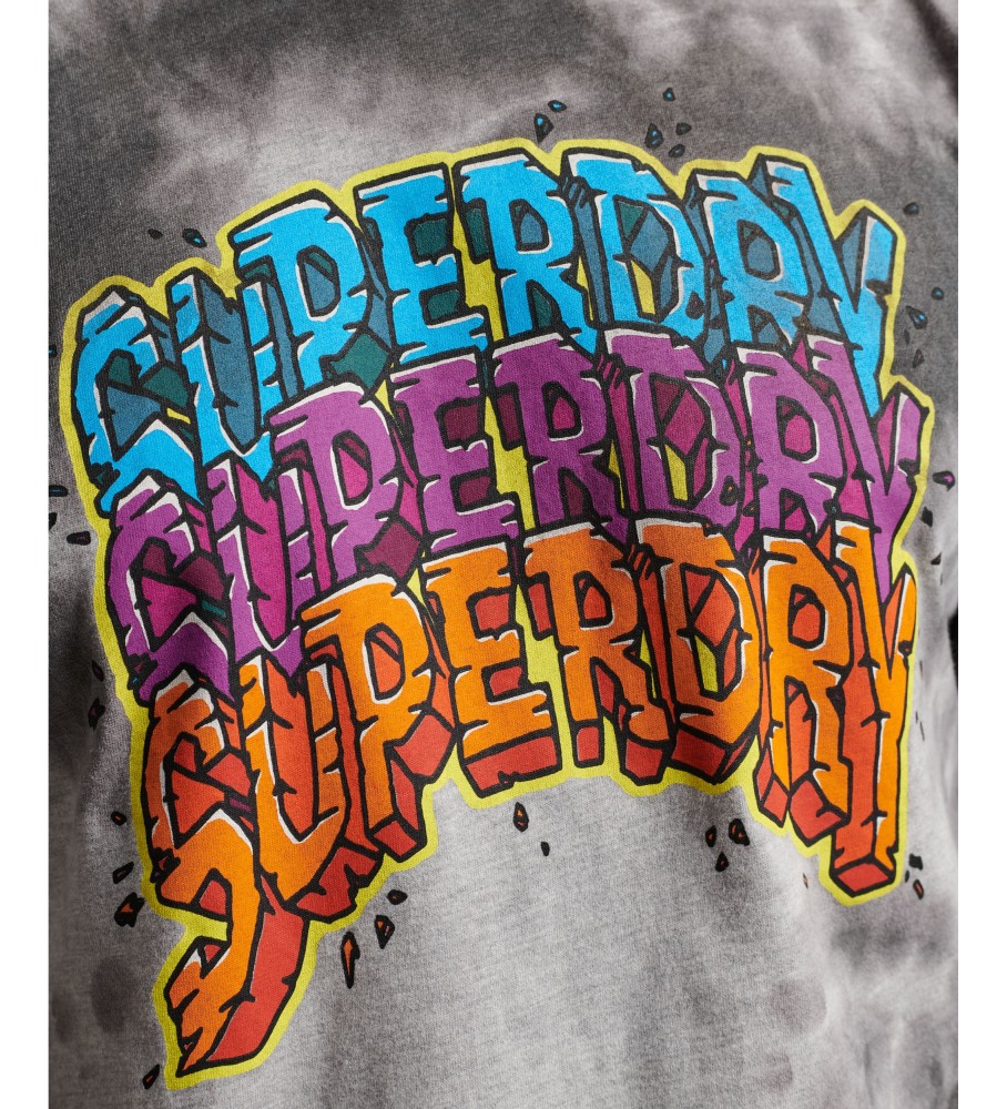 Camiseta Superdry Vintage Logo Creatures Cinza