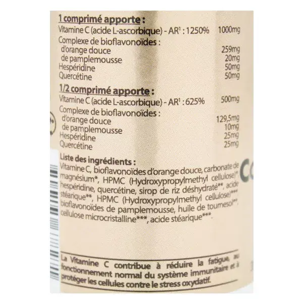 Vit'all+ Vitamine C Complexe 1000 30 comprimés sécables