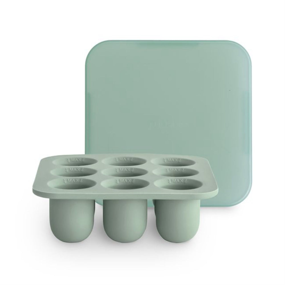 Køb Mushie Cambridge Blue Fresh Food Feeder Freezer Tray