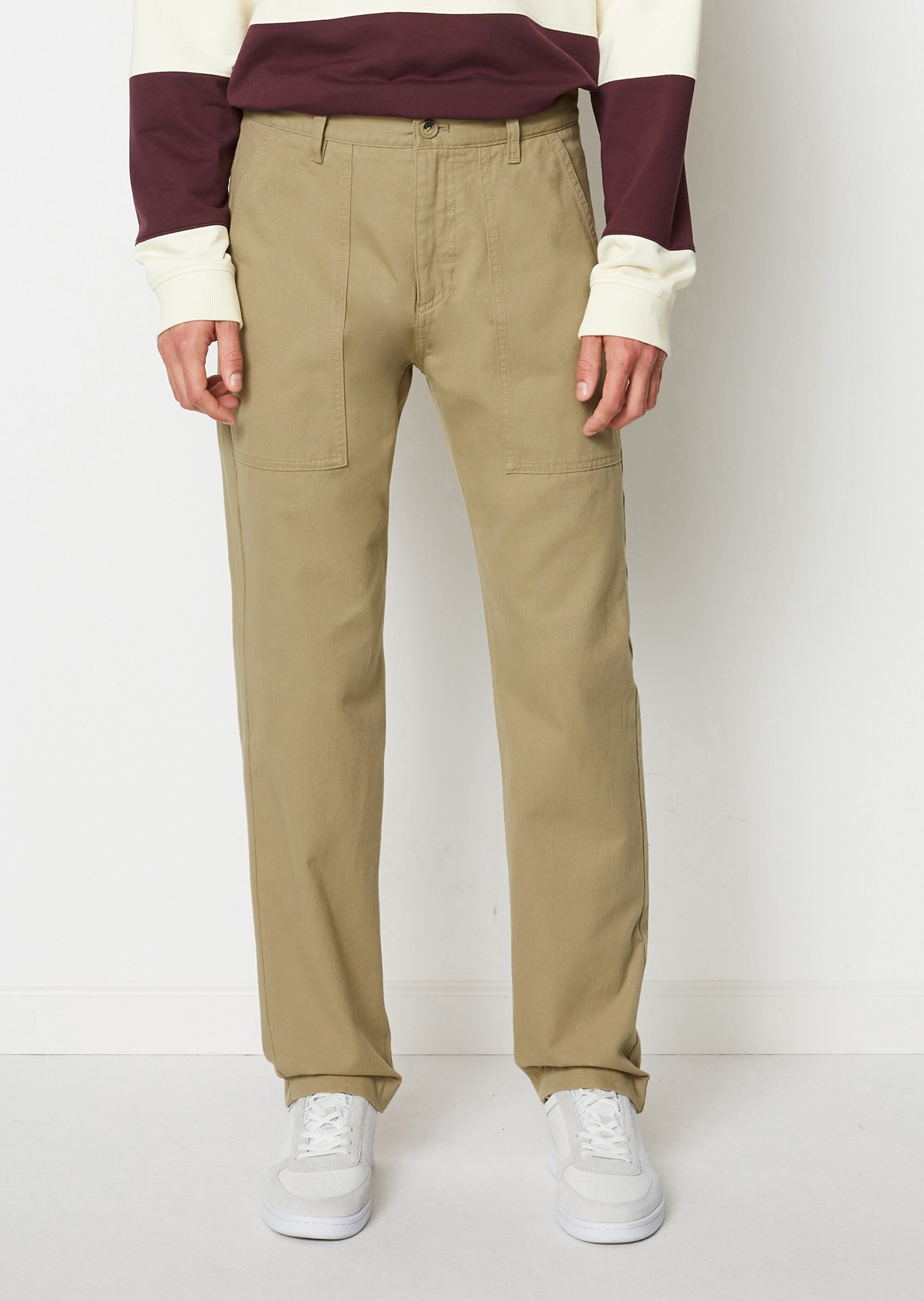 Straight Fit-Hose aus Bio-Baumwolle