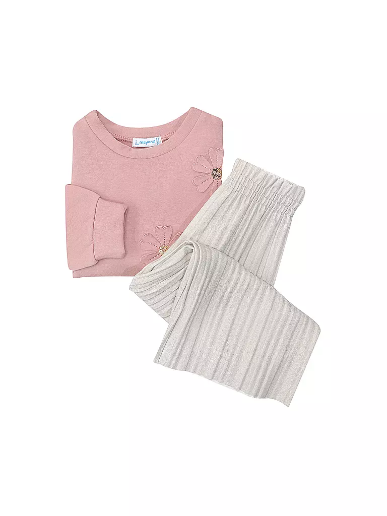 MAYORAL Mädchen Set 2-teillig Pullover mit Hose rosa