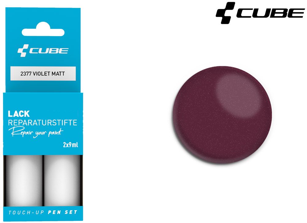 Cube Lackreparaturstift Set VIOLET matt kaufen | Bike-Discount
