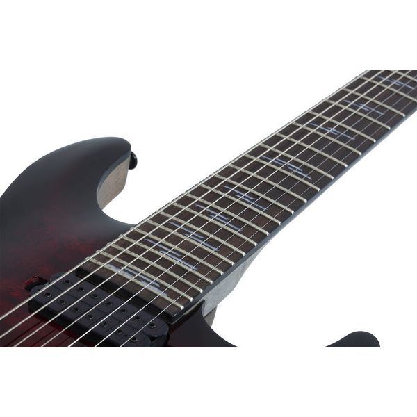 Schecter Omen Elite-7 Black Ch Burst