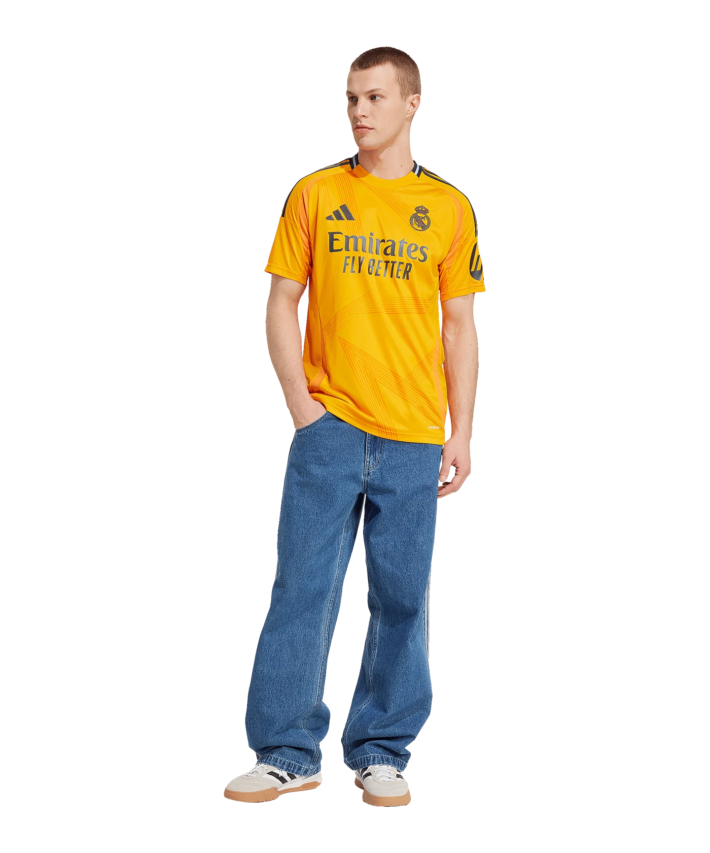 adidas Real Madrid Trikot Away 2024/2025 Orange