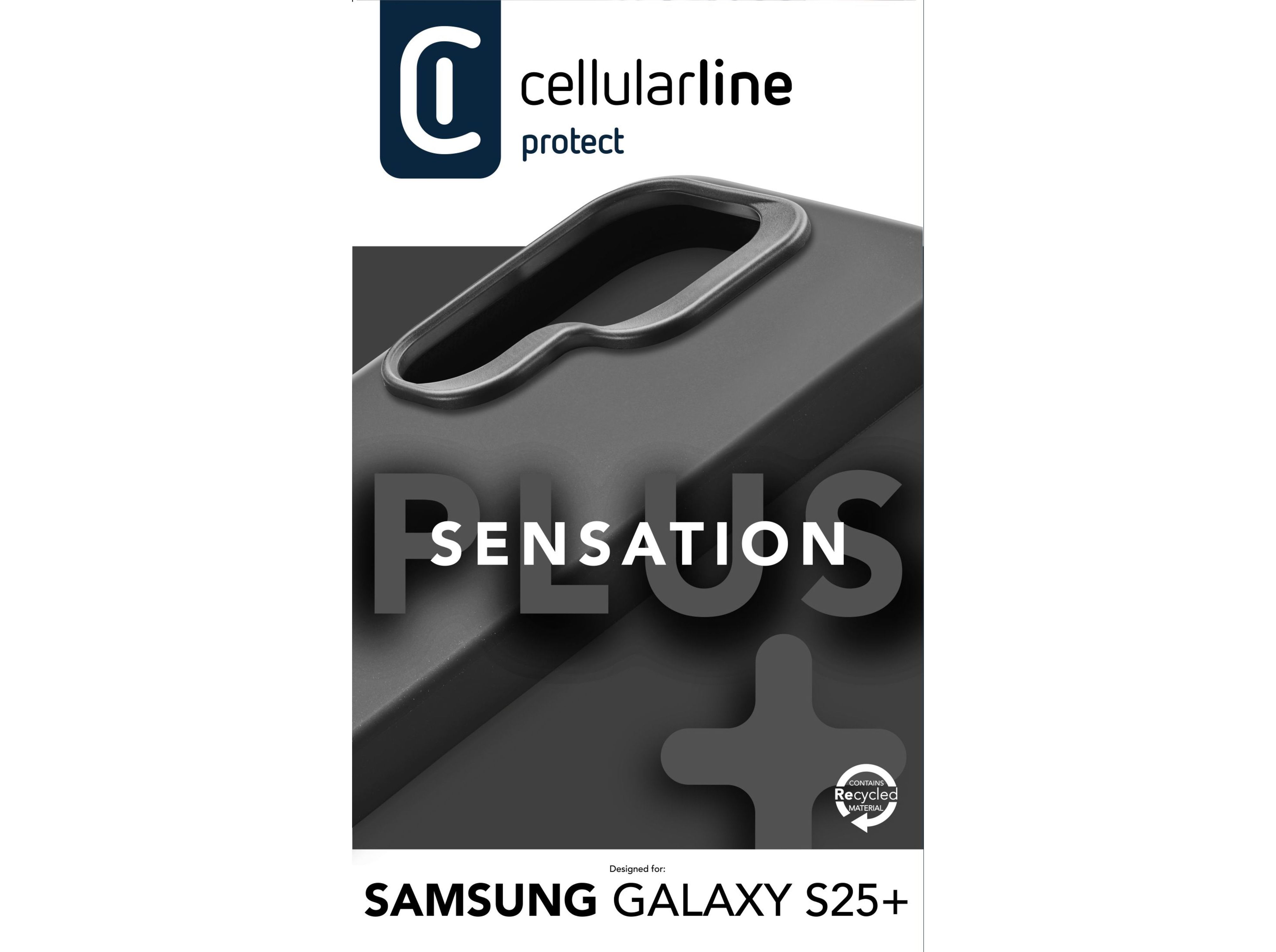 CAPA SENSATION  CELLULARLINE SAMSUNG S25  PRETA