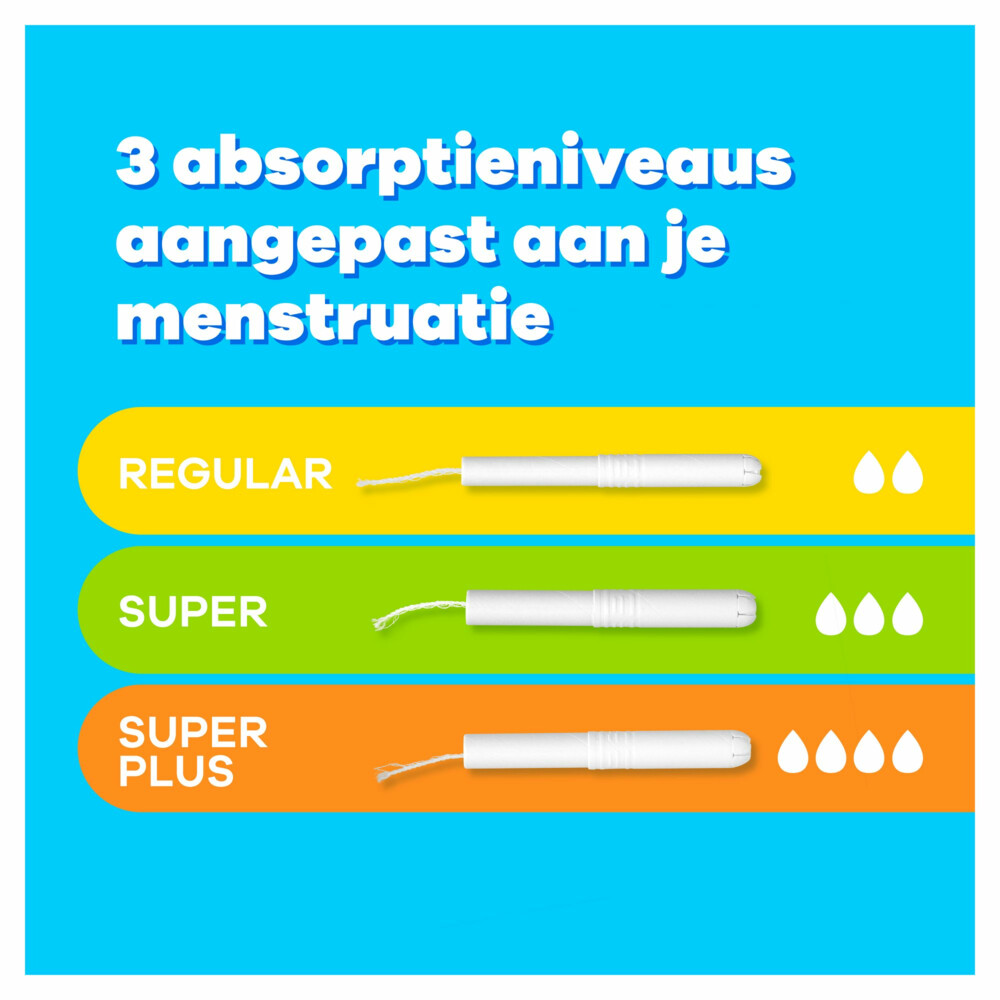 8x Tampax Tampons Regular40 stuks