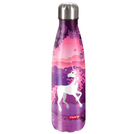 Step by Step Isolierte Edelstahl-Trinkflasche 