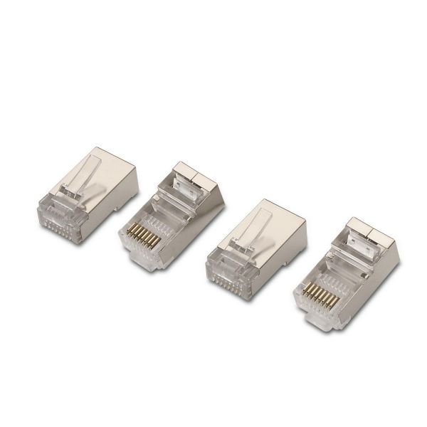 AISENS Conector RJ45 Cat5e FTP 10 Peças (Aço Inoxidável) - A1380293