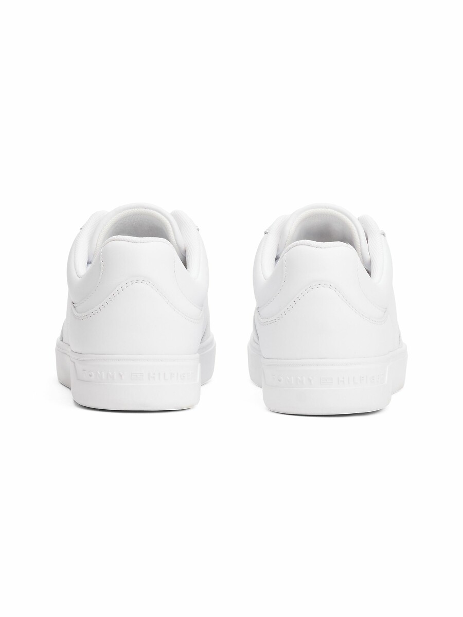 TOMMY HILFIGER<br>Tênis de couro Casual com sola de borracha