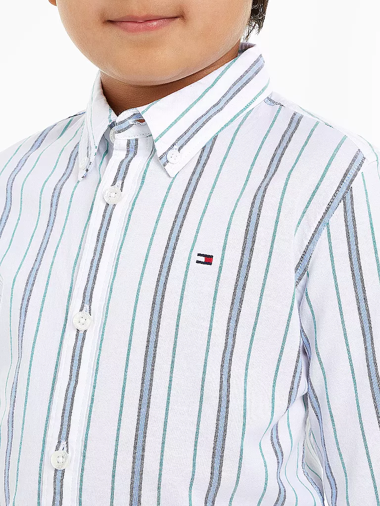 TOMMY HILFIGER Jungen Hemd weiss