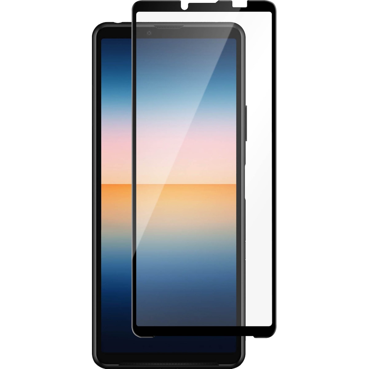 Panzer Full-Fit Sony Xperia 10 III skjermbeskytter (sort)