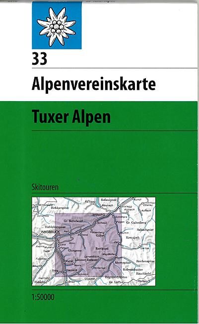 ALPENVEREIN - 33S TUXER ALPEN 1 50 000