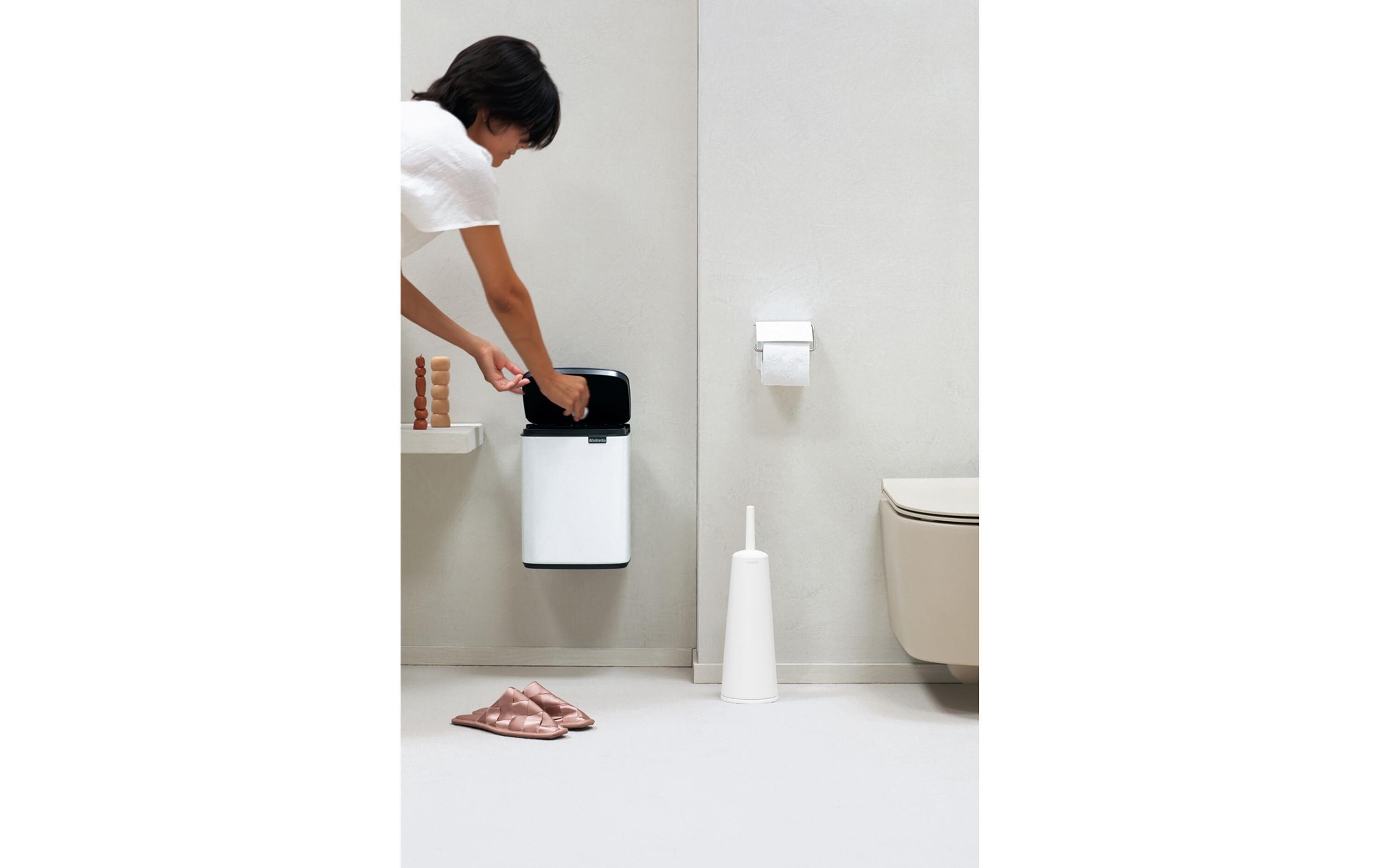 Kosmetikeimer Bo Waste Bin 7 l, WeissMülleimer