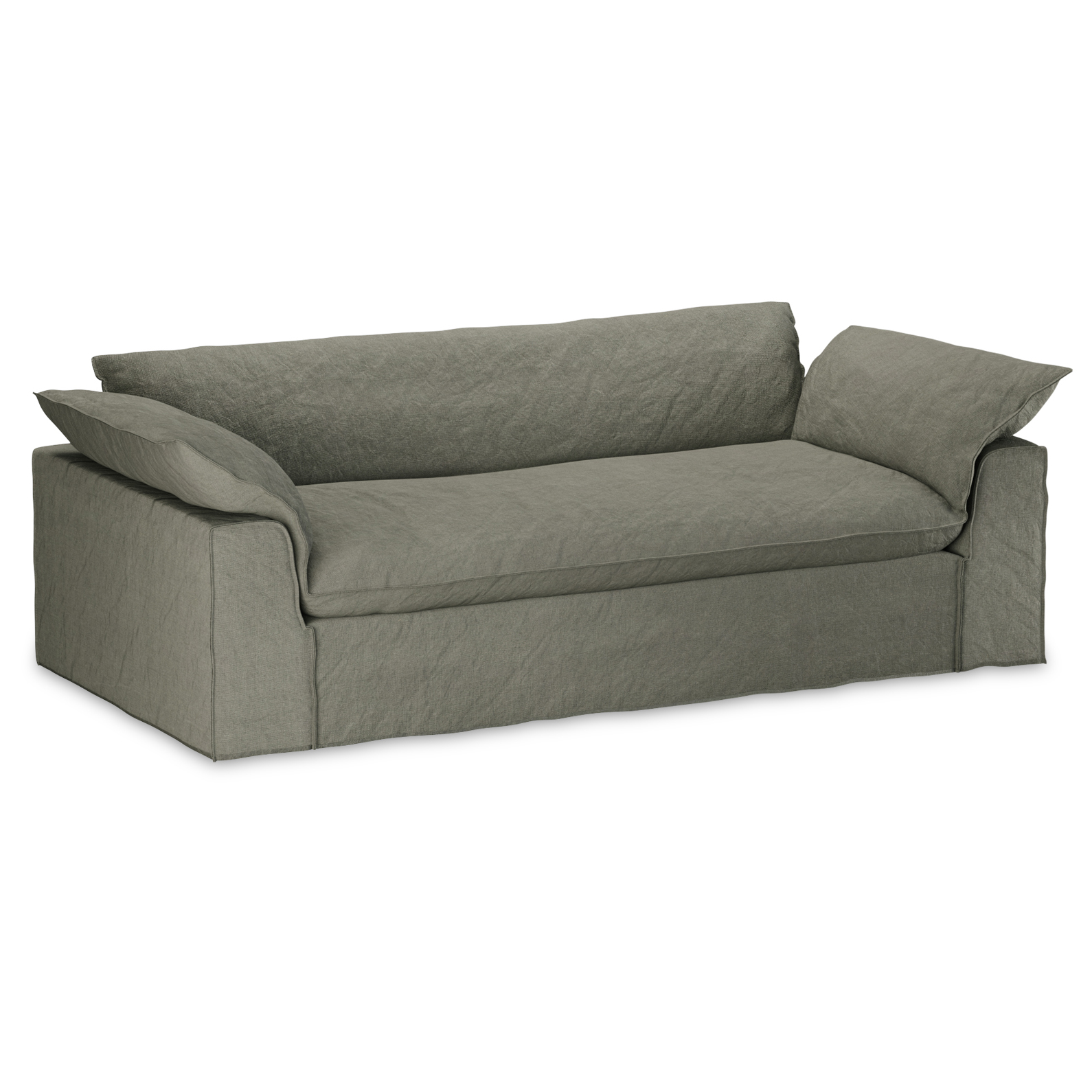 2,5-zitsbank Nomad linnen army green
