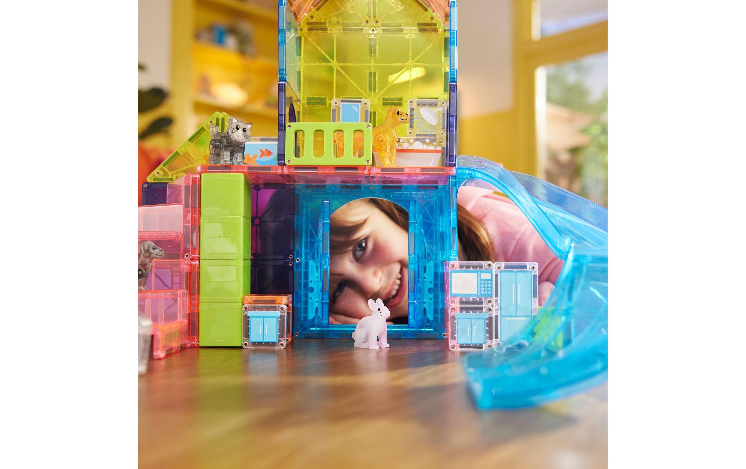 Pet Playhouse 50 TeileBau-Set mit 50 magnetischen Teilen