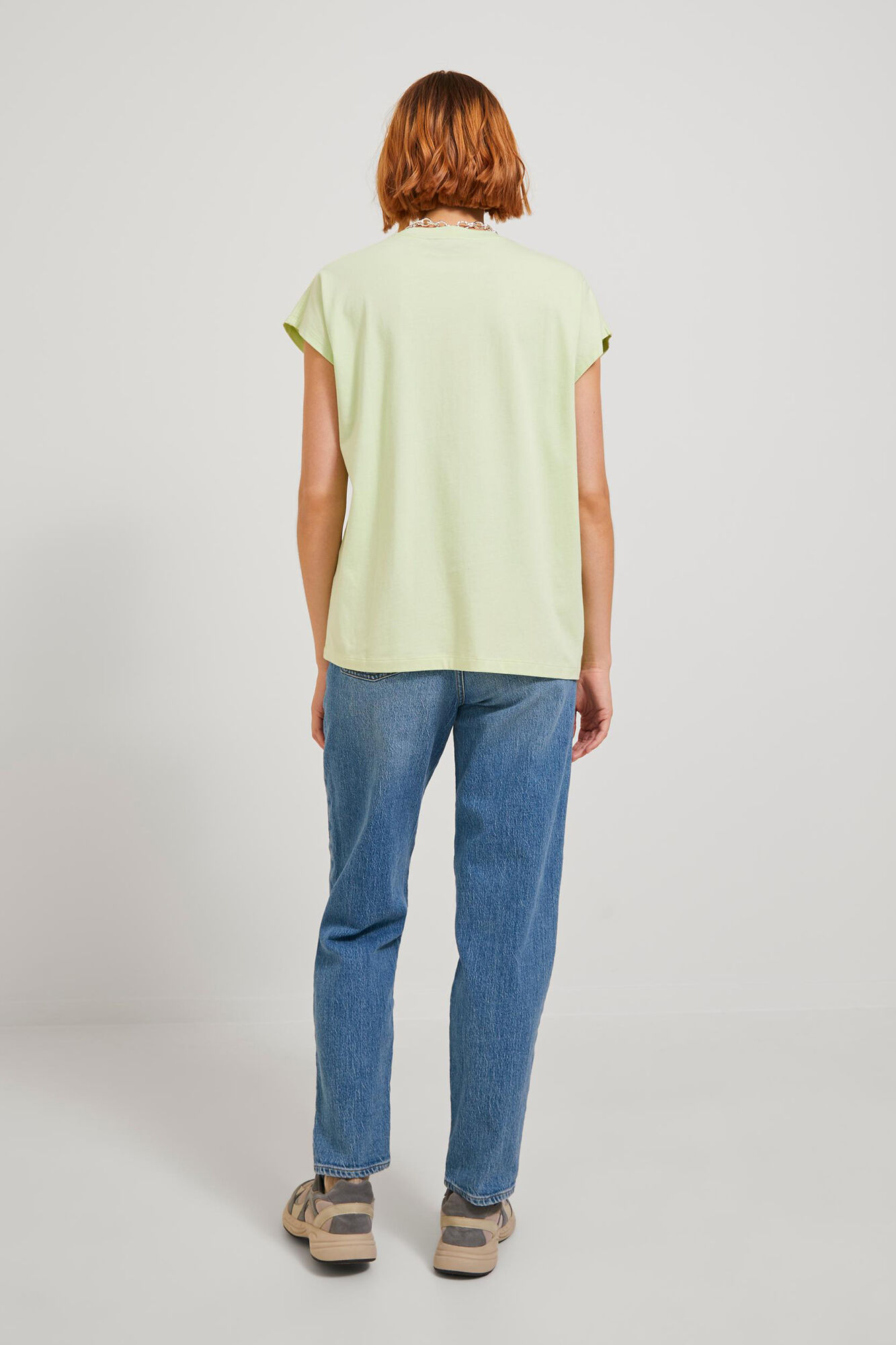 calça jeans estilo Mom