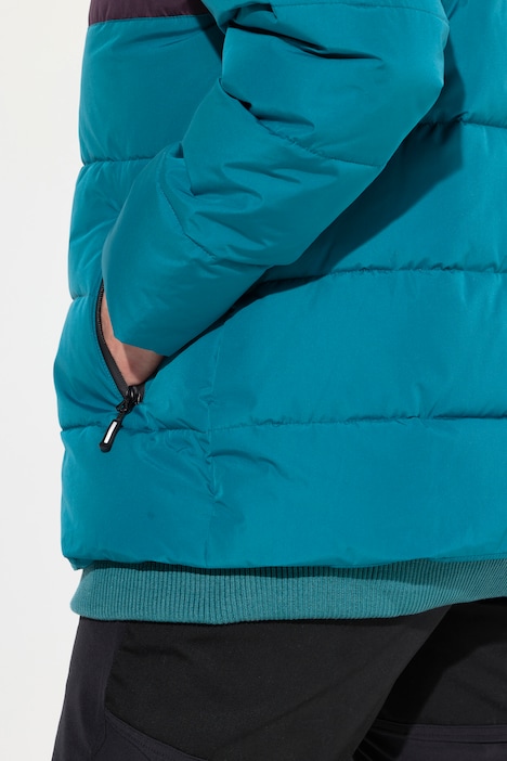 Funktionsjacke, wasserdicht, 2-Wege-Zipper, Kapuze