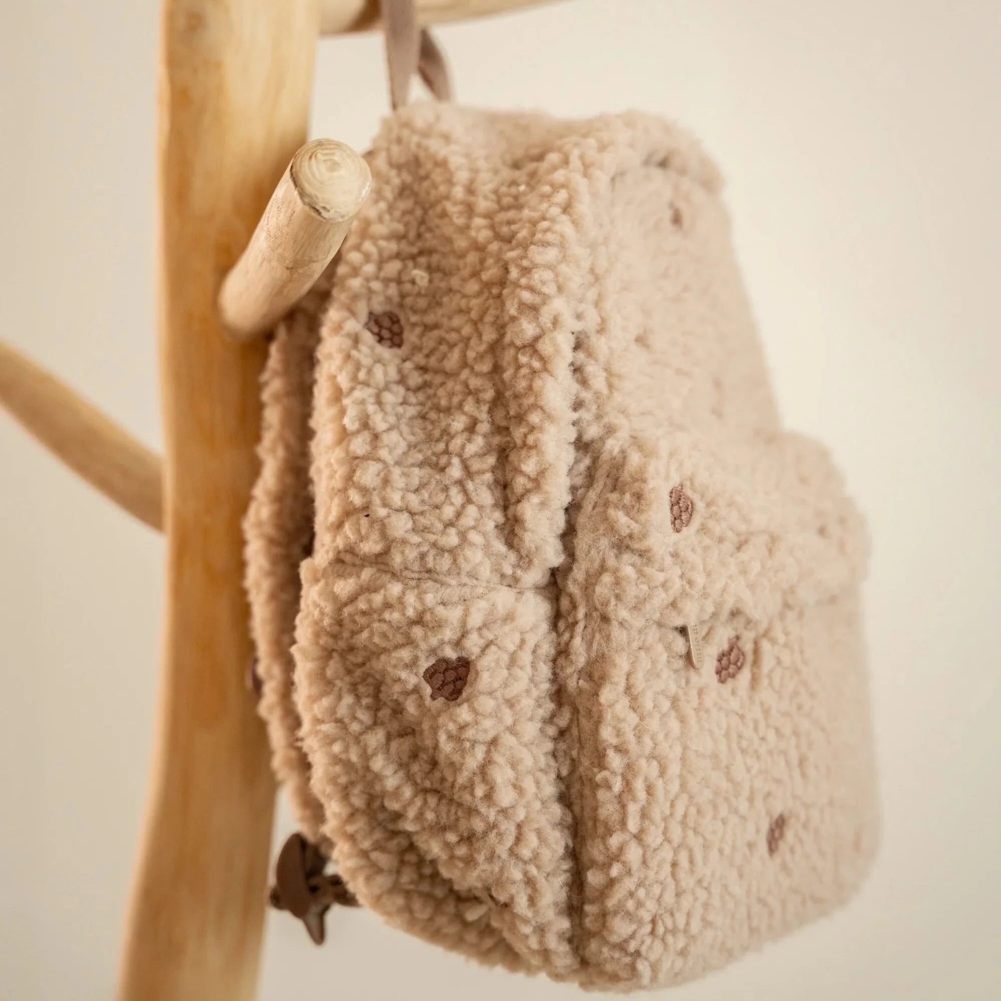 Teddy Rugzakje Taupe