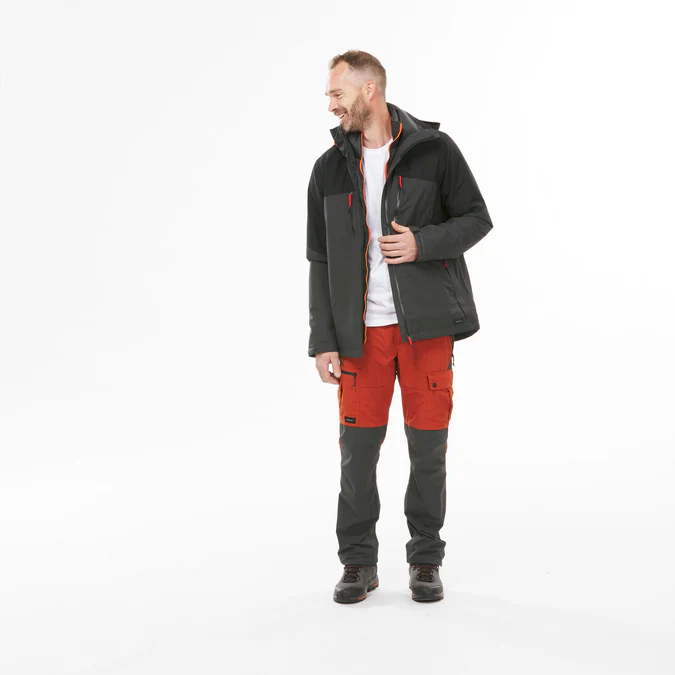 Decathlon Forclaz - Jaqueta impermeável masculina Forclaz Travel 500 3 em 1