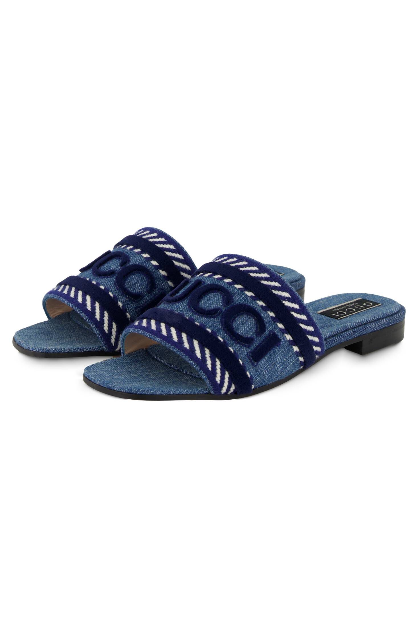 Gucci| Damen Pantoletten JANE SLIDE DENIM W/GUCCI