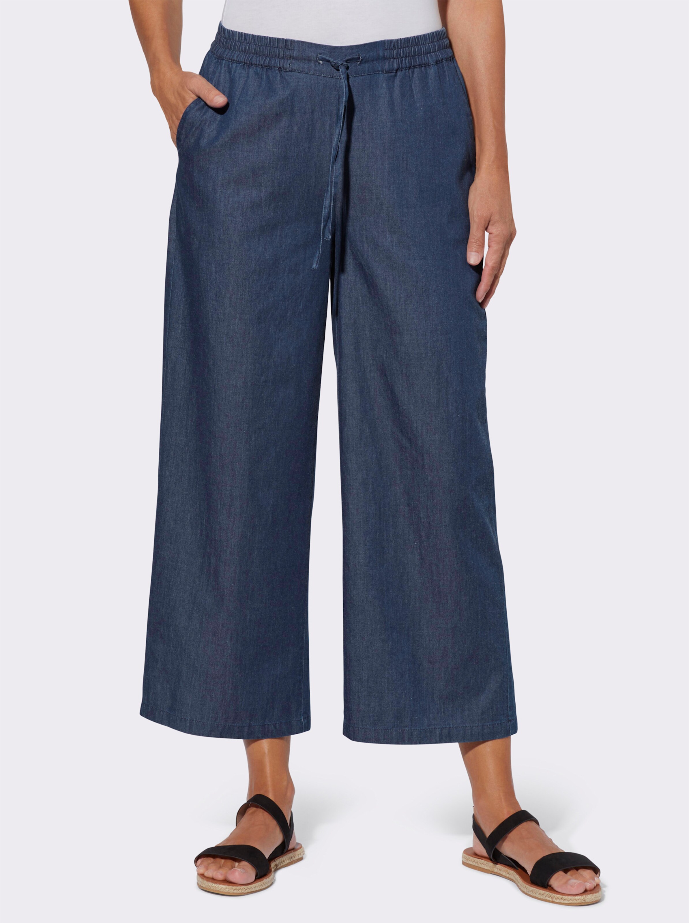 Culotte in Jeans-Optik