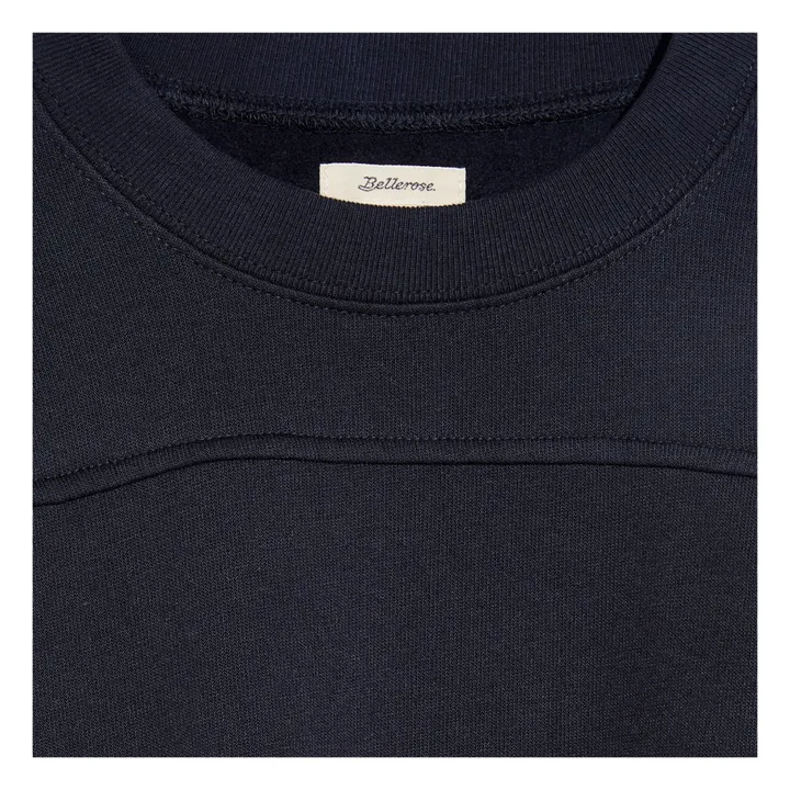 Bellerose Sweat Fajo Uni | Bleu marine