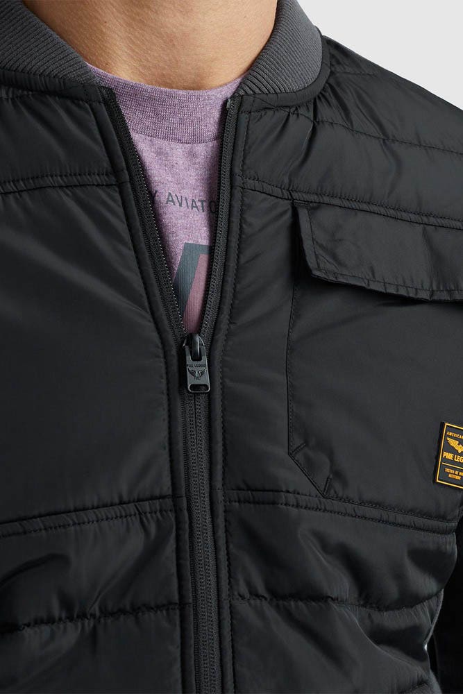 PME Legend  Zip Jacket Sweat Mixed Padded