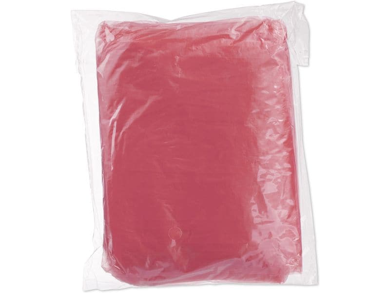 relaxdays Regenponcho 20 Stück, Rot Regenschutz