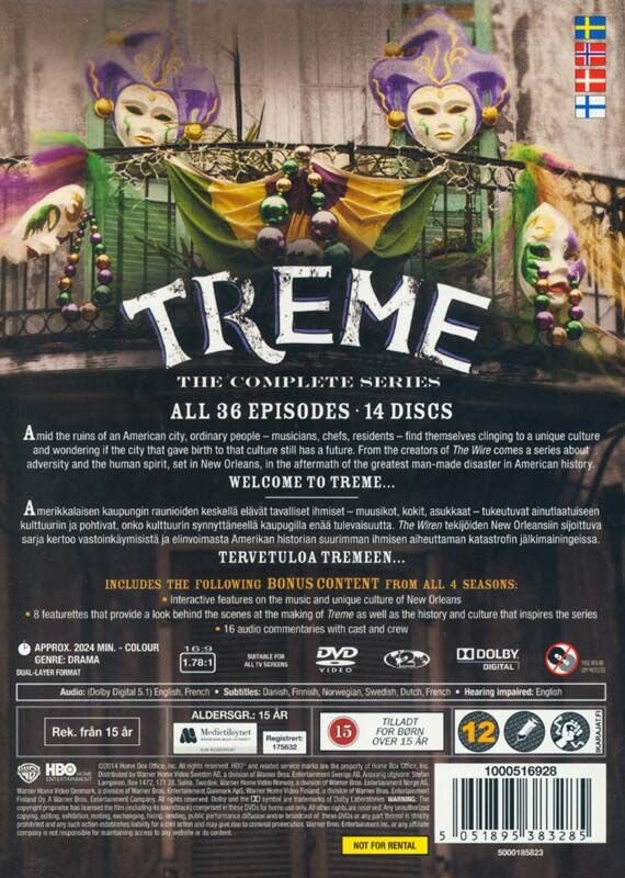 Treme - Den Komplette Serie - HBO - DVD