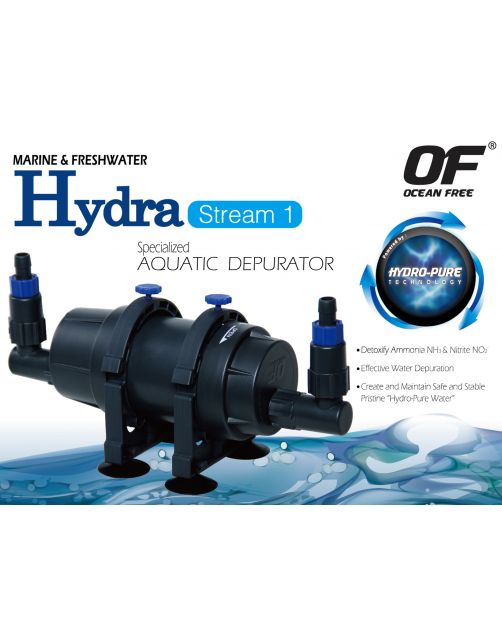 Hydra Ocean Free Stream 1 - 60-1200ltr - Filters - Zwart Tot 1200 Liter