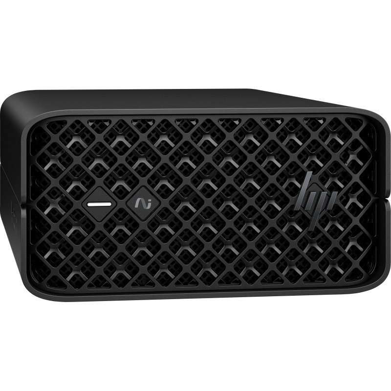HP Z2 G1a Wolf Pro Security Edition Copilot+ PC AMD Ryzen AI Max PRO 390 64 Go LPDDR5x-SDRAM 2 To SSD Windows 11 Pro Mini PC Station de travail AI Workstation, AI PC Noir