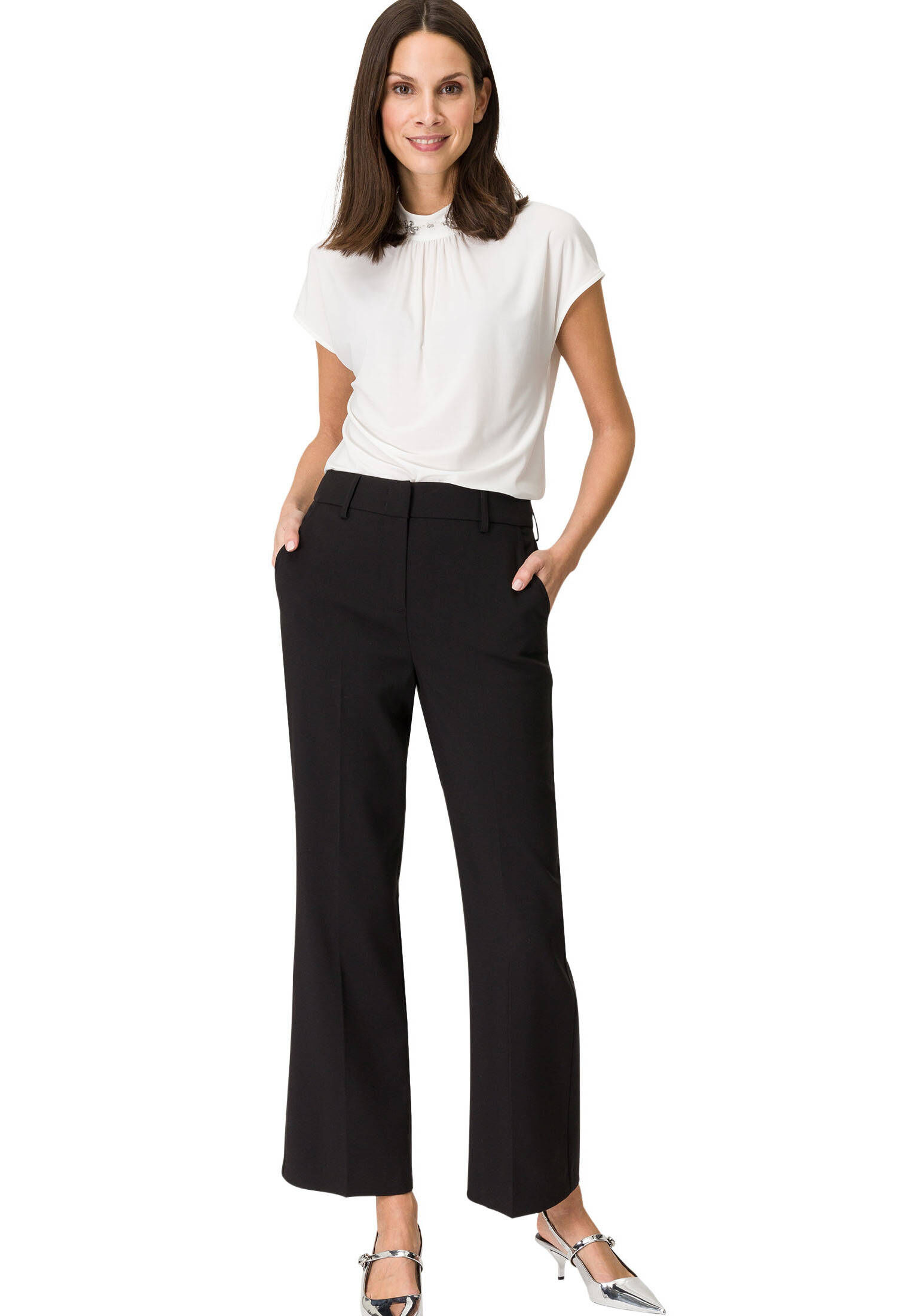 zero| Damen Stoffhose