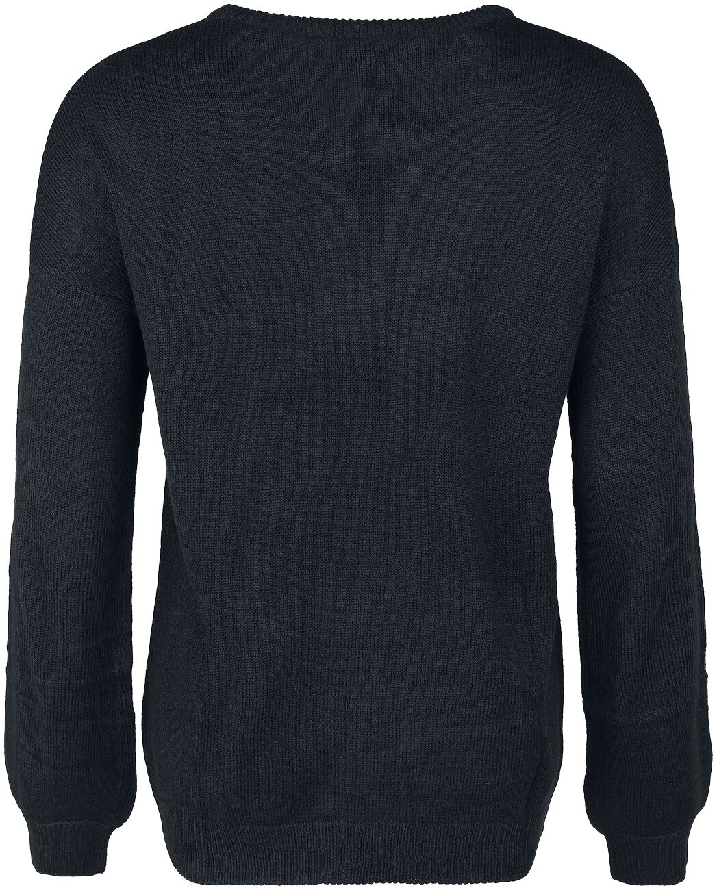 Pull avec large croix | Gothicana by EMP Pull tricoté