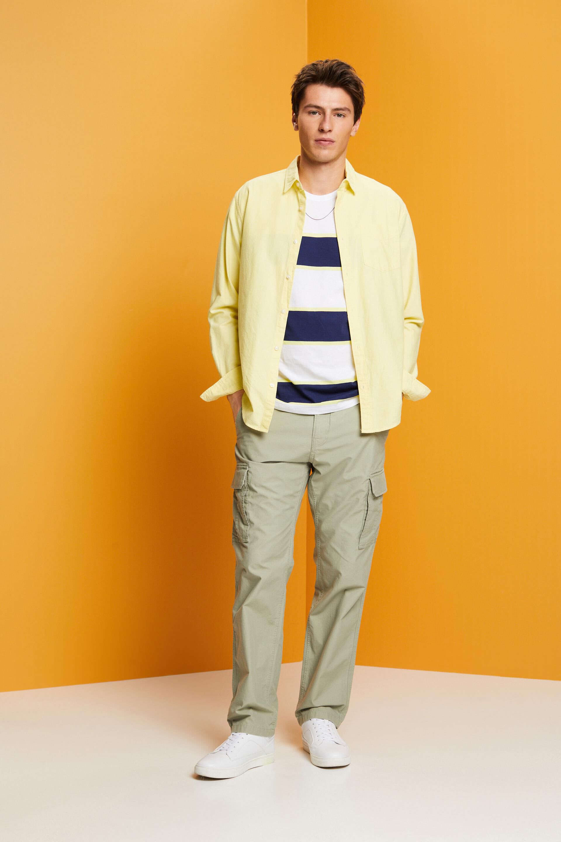 Pantalon cargo en twill de coton
