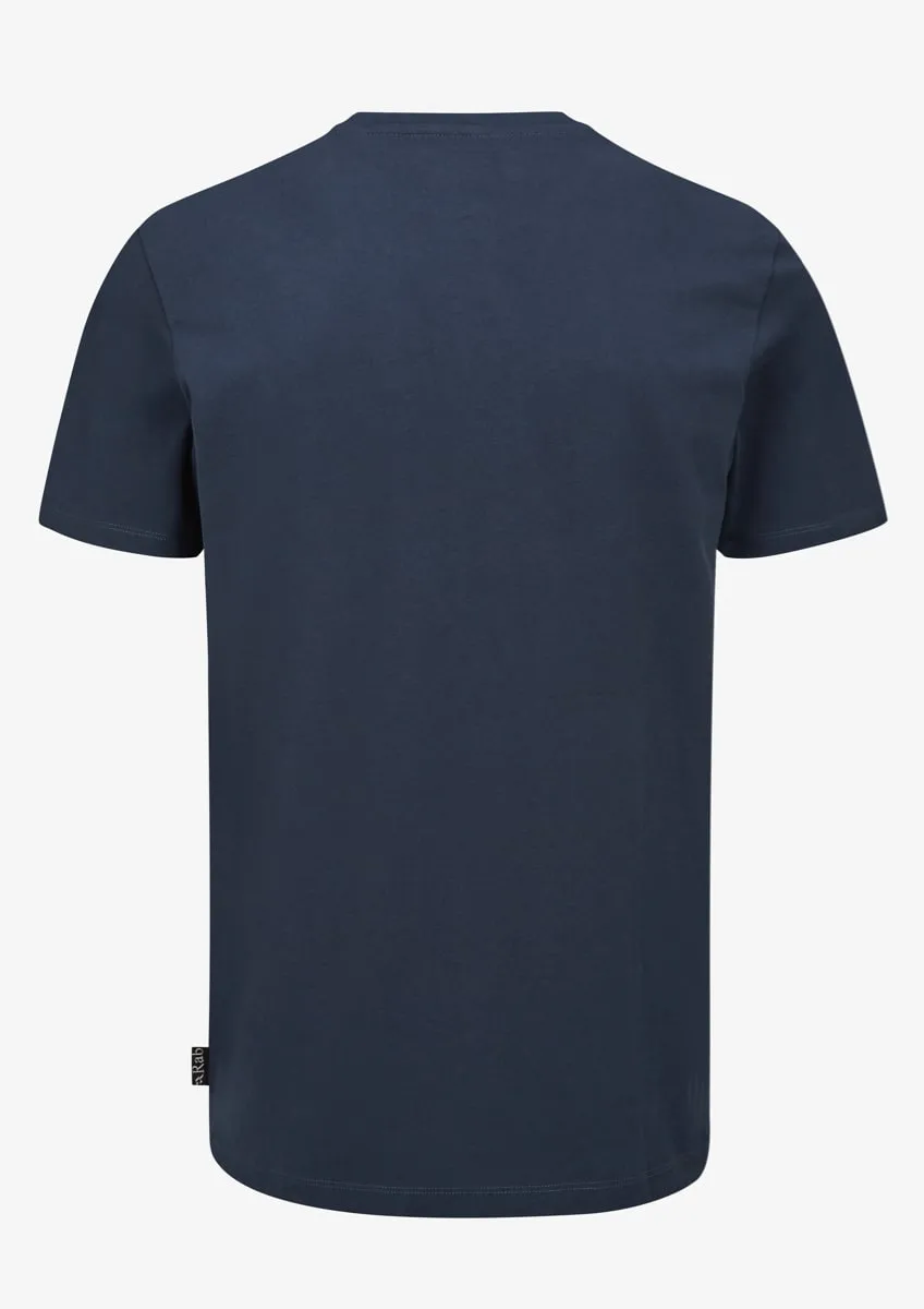 Rab Basecamp Logo Badge Tee Tempest Blue