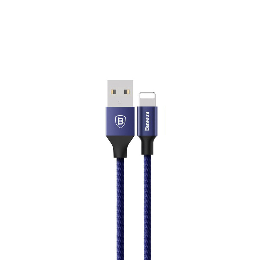 (1.2m) Yiven Lightning USB Ladekabel Datenkabel - Dunkelblau