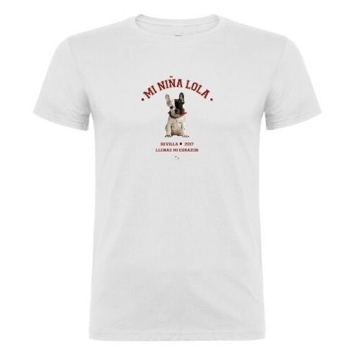 Camiseta universitária unissex, personalizável, branca