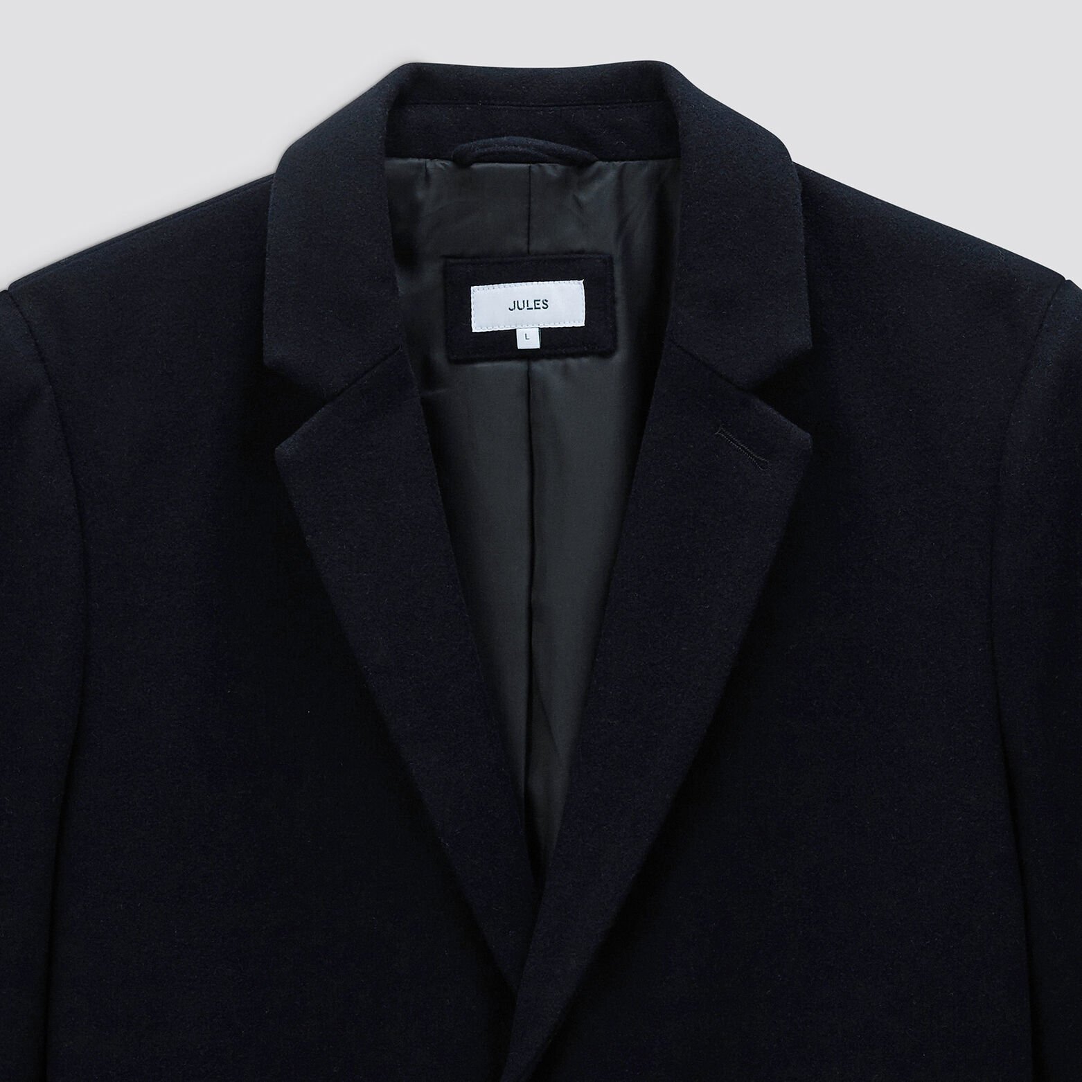 Manteau col tailleur Bleu foncé