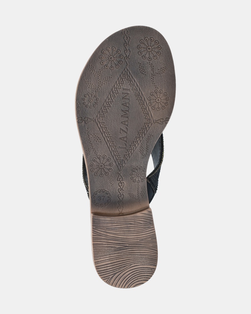 Lazamani Slippers  - zwart