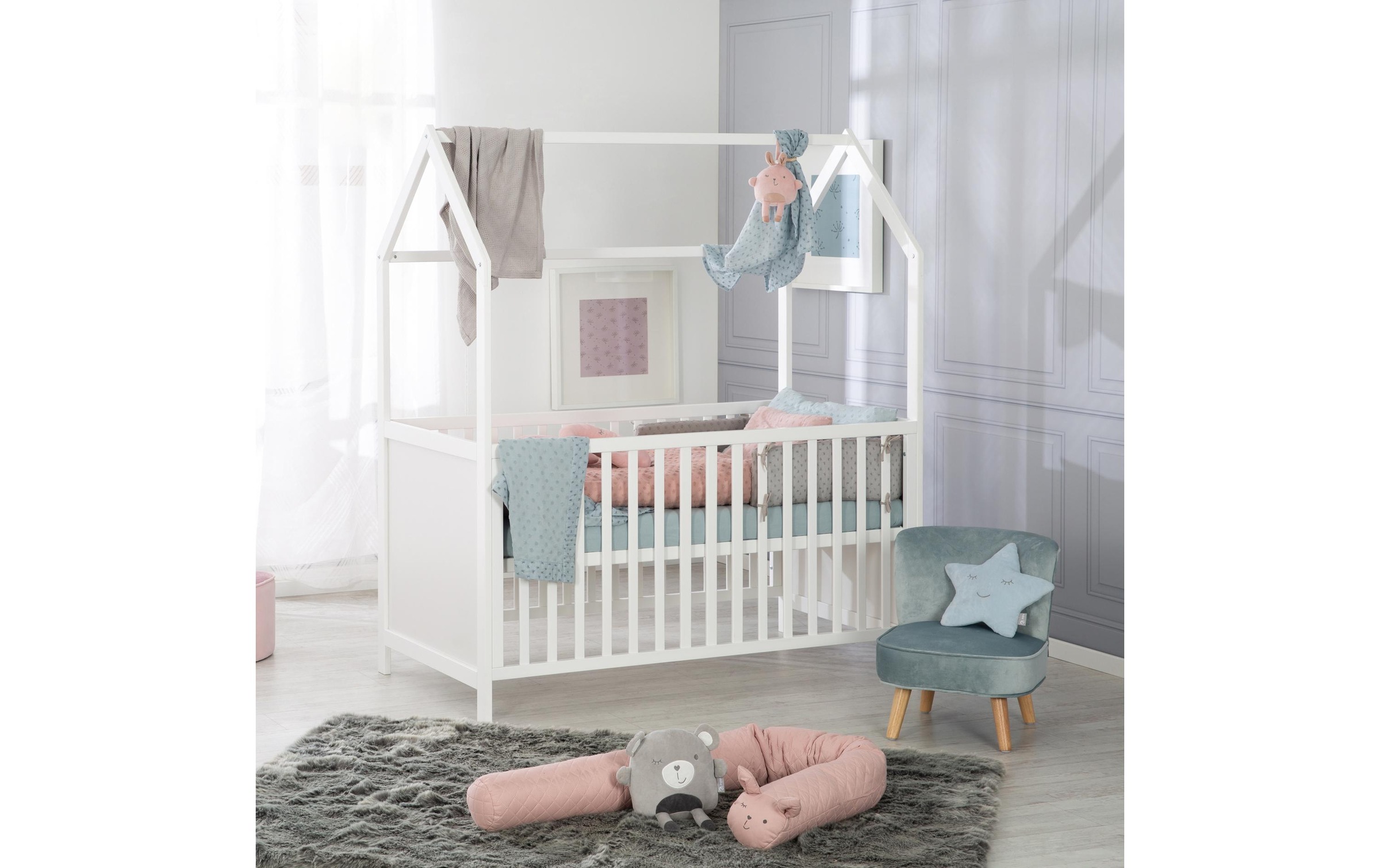roba® Babybett »Hausbett 70x140 cm«